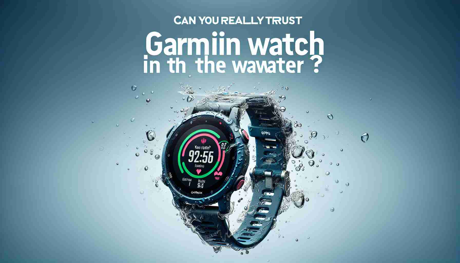 Can You Really Trust Your Garmin Watch in the Water?