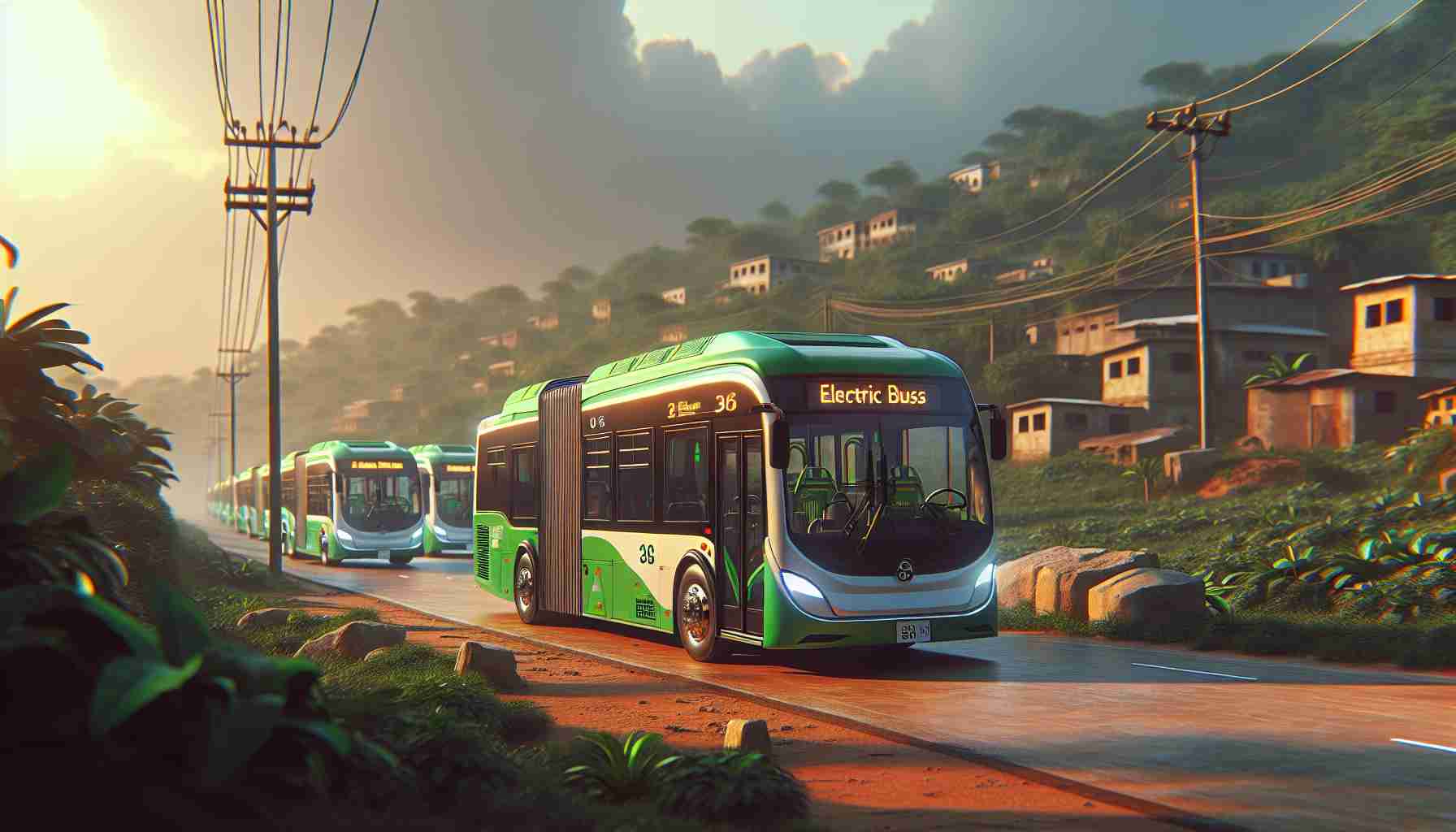 Ghana's Electric Revolution! Buses with a Green Touch!