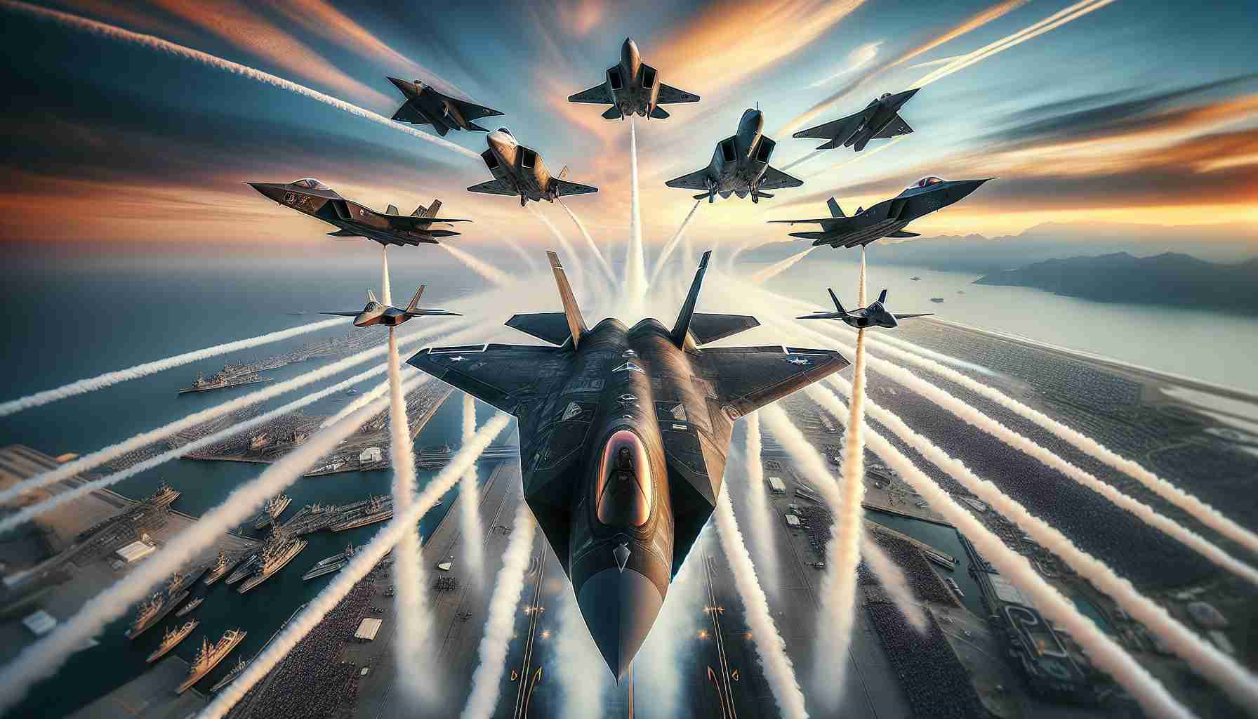 Stealth Fighters and Navy Jets: A Spectacular Air Show! Unveiling the Skies like Never Before!