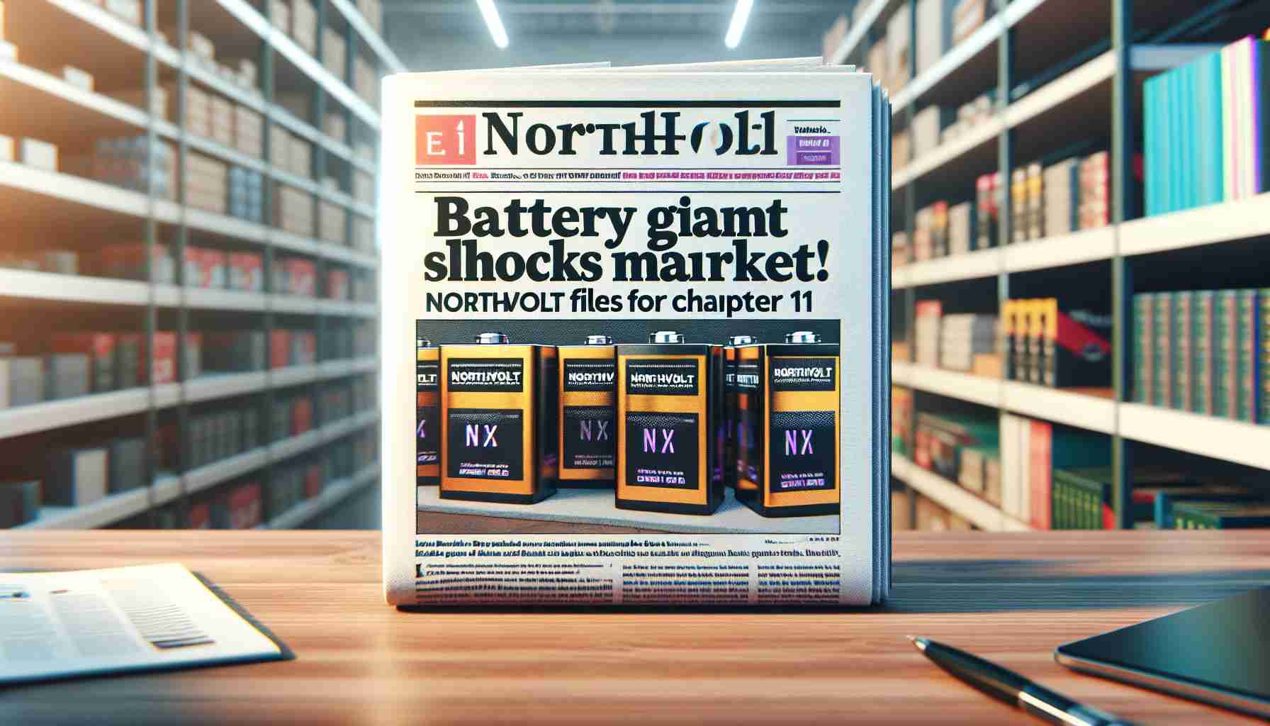 Battery Giant Shocks Market! Northvolt Files for Chapter 11.