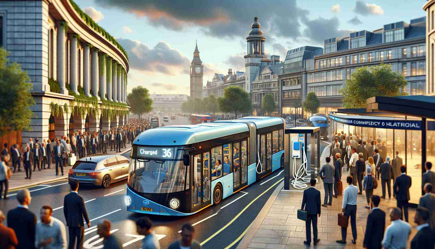 Revolutionary Transit! London’s New Electric Buses Charge in Six Minutes.