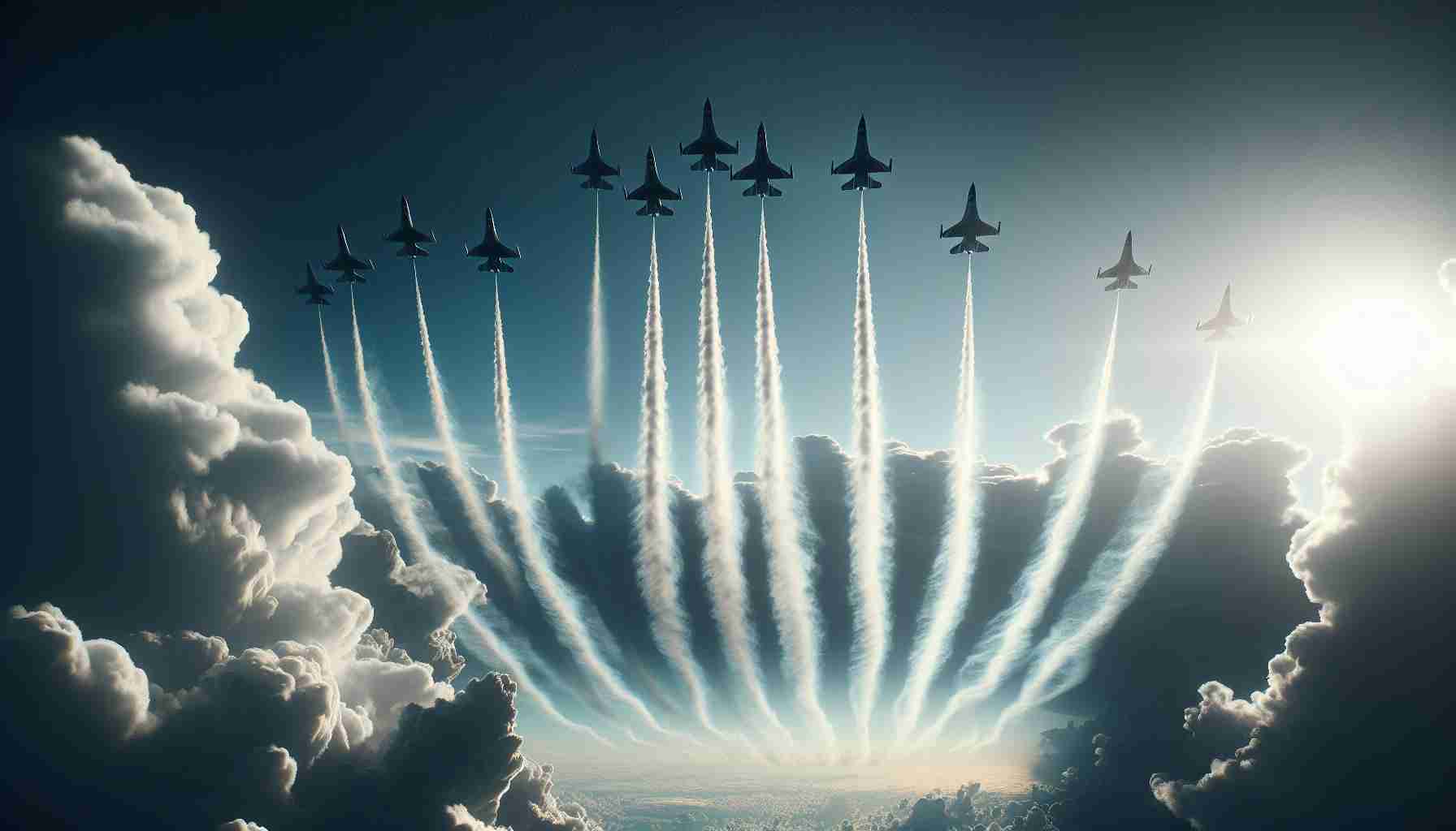 Amazing Sky Display! F-16 Jets Honor Veterans