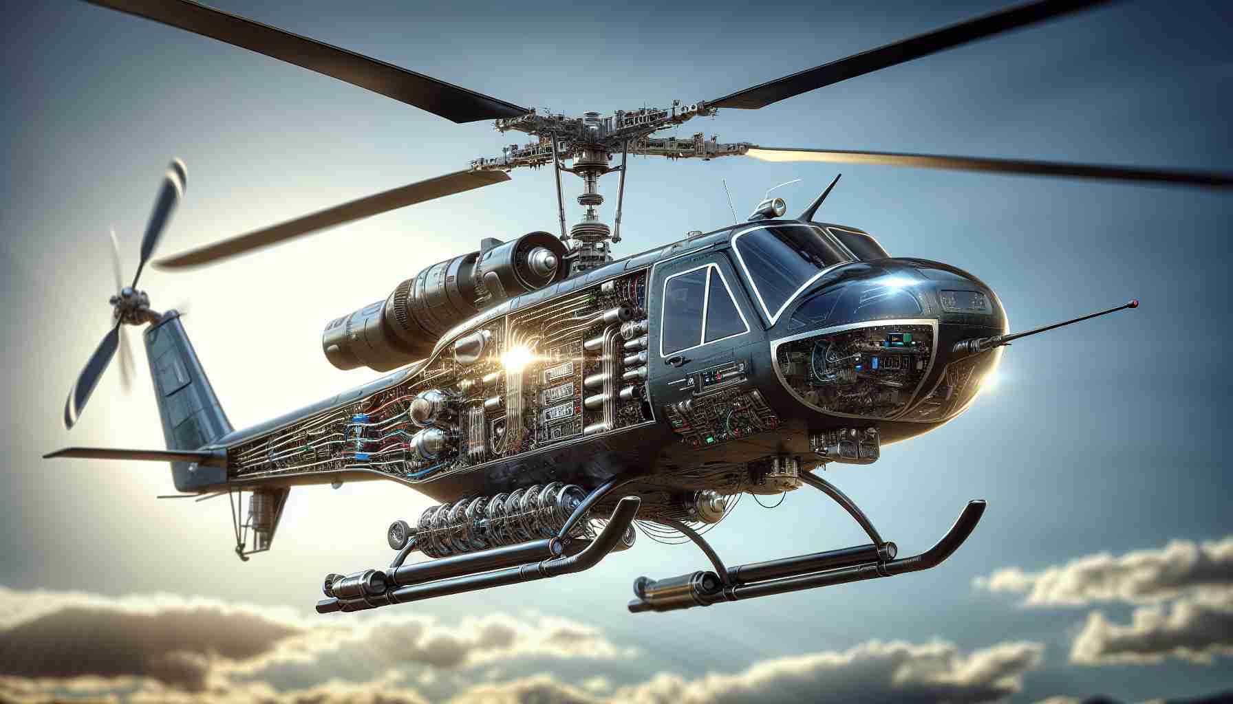 The Huey’s High-Tech Transformation! Meet the AI-Enhanced Classic Helicopter.