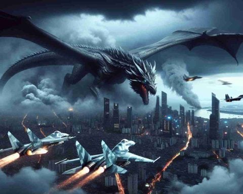 Dragon Defends City in Epic Battle! Su-57 Fighters to the Rescue