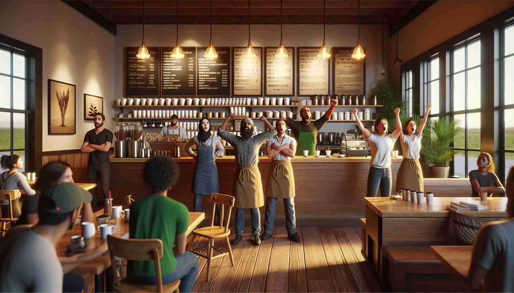 Starbucks Strikes Spark Conflict! Baristas Demand Action!