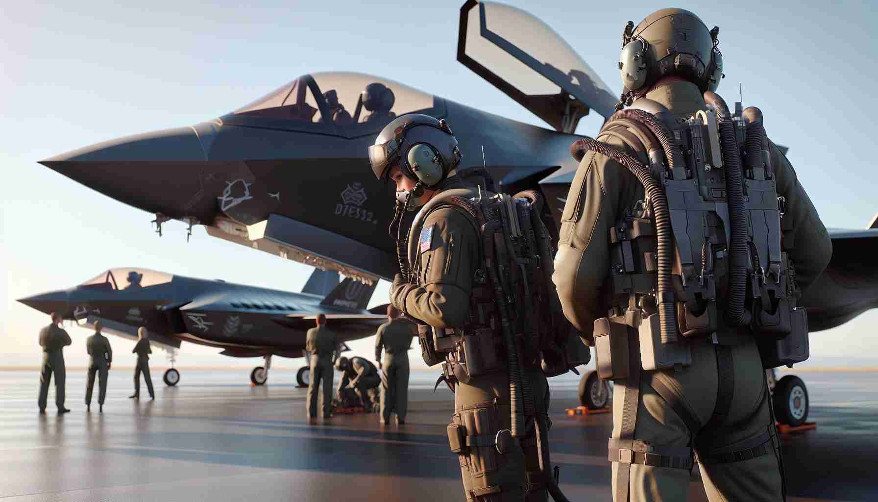 Polish Pilots Gear Up. F-35 Jets Take Flight!