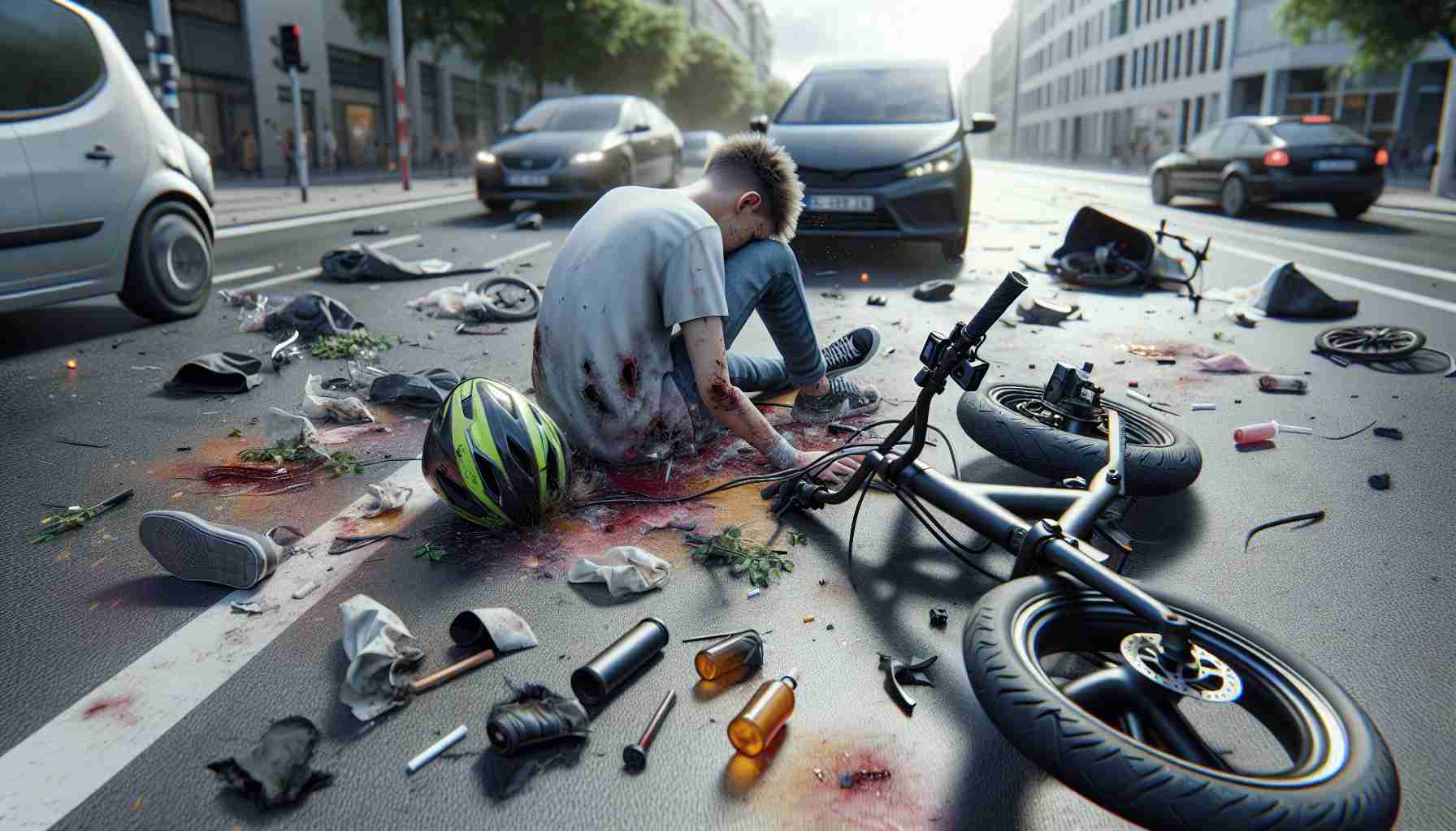 Teen's E-Bike Crash Horror! Shocking Accident Leaves Young Rider Hospitalized!